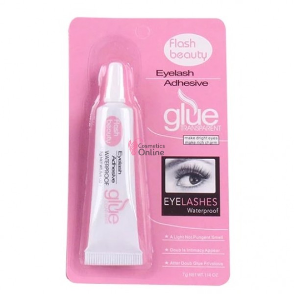 Adeziv pentru gene false Flash Beauty de 7g - Transparent
